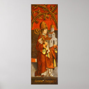 Santo Wolfgang - Poster de Belas Artes Alemãs Tyro