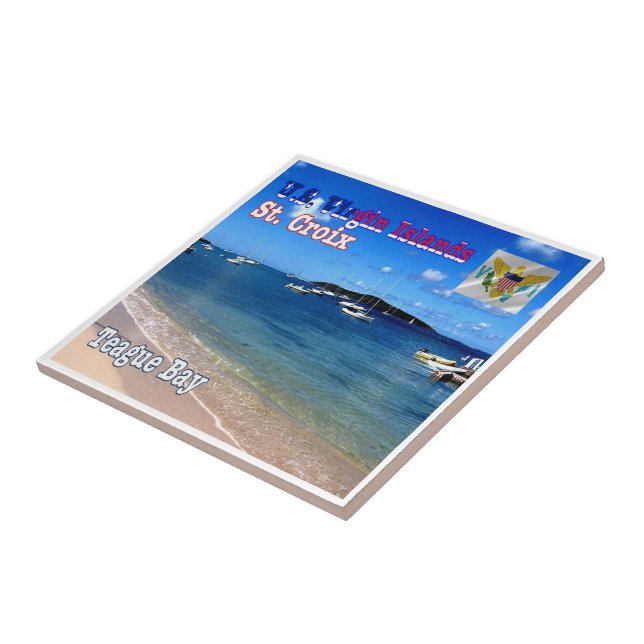 santo zVI008 CROIX, Baía de Teague, Ilhas Virgens, (Lateral)