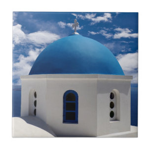 Santorini, Azulejo de cerâmica Grécia