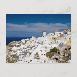 Santorini - Cityscape do cartão postal Oia