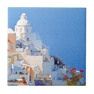 "Santorini, piscina "