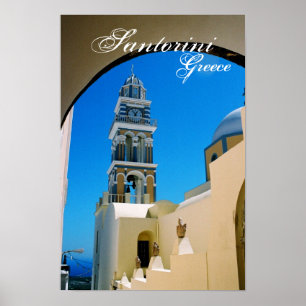 Santorini, poster da piscina
