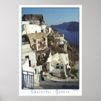 Santorini Poster (high resolution)