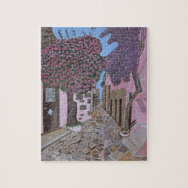 Santorini, quebra-cabeça de Grécia (Vertical)