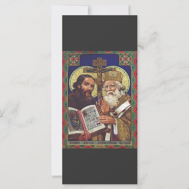 Santos Cirilo e Metódio Patronos da Europa (Frente)