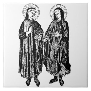 Santos Cosmas e Damian por Bicci di Lorenzo