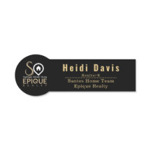 Santos Home Team - Epique Realty Nome de etiqueta