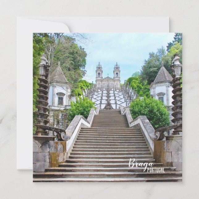 Santuário Católico de Bom Jesus de Braga com oraçã (Frente)