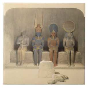Santuário do templo de Abu Simbel, de "Egipto