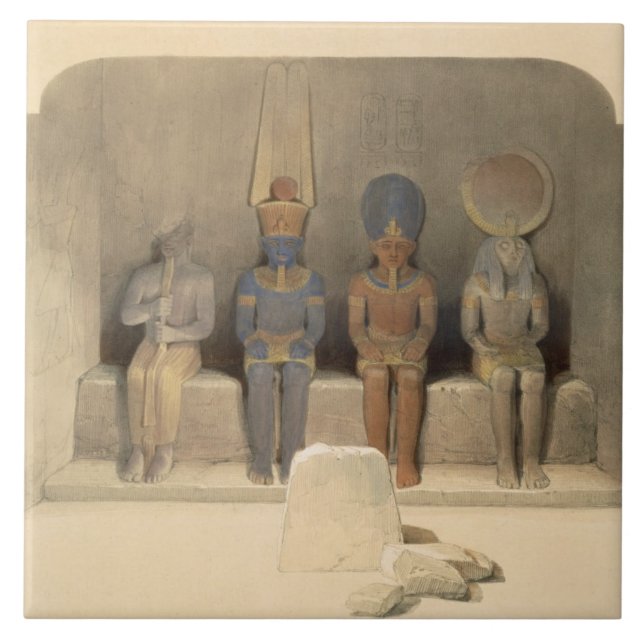 Santuário do templo de Abu Simbel, de "Egipto (Frente)