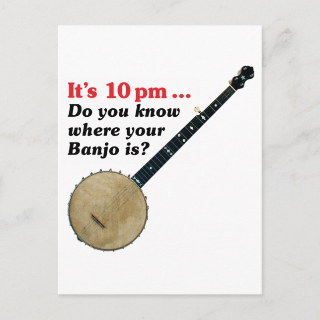 São 22 horas... Cartão Postal (Frente)