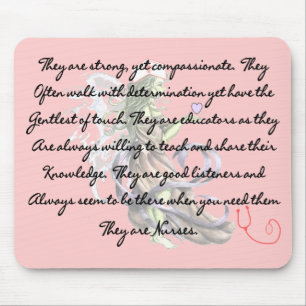 São enfermeiras.  Mousepad