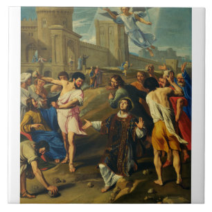 São Estêvão o Protomártir Iconografia de Arte Fina