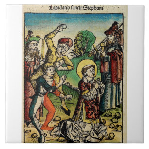 São Estêvão o Protomártir Iconografia de Belas Art