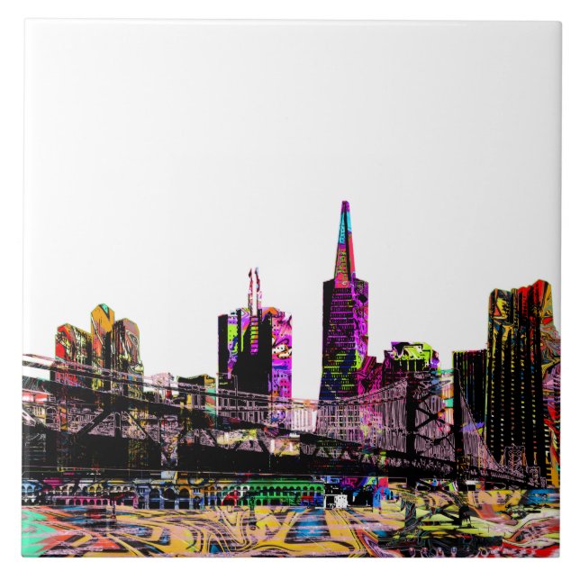 São Francisco, Califórnia em grafite (Frente)