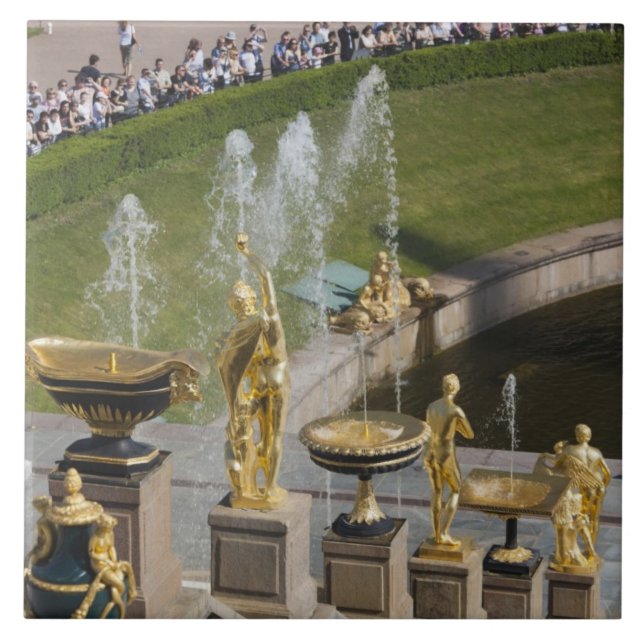 São Petersburgo, fontes da Grand Cascade (Frente)
