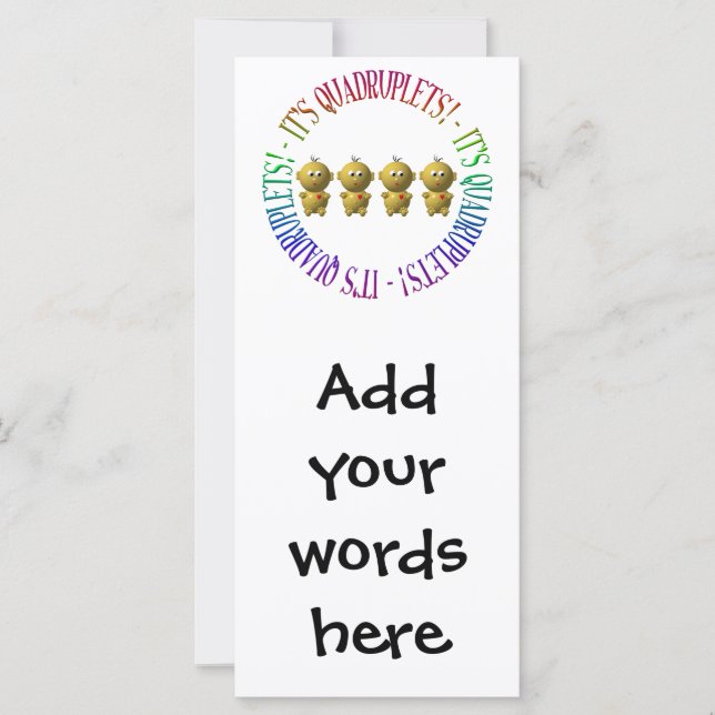 São quadrupletas! (Frente)