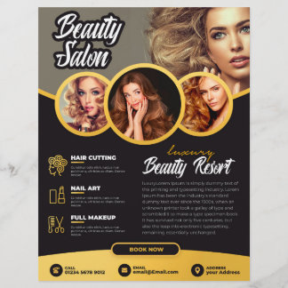 SAON FLYER DESIGN | BEST SALON FLYER