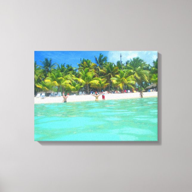 SAONA BEACH NA CANVAS 20 "x 16" (Frente)