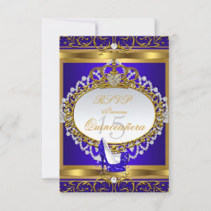 Sapatos Azul Royal Elite Princesa Quinceanera RSVP