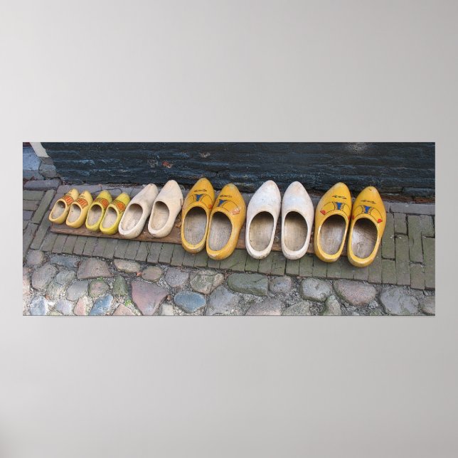Sapatos de madeira holandeses em Holland Poster (Frente)