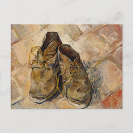 Sapatos por Vincent Van Gogh, 1886 Cartão postal