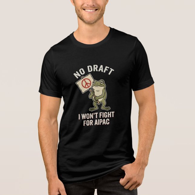 Sapo Anti Guerra Sem Alistamento Irã (Frente)