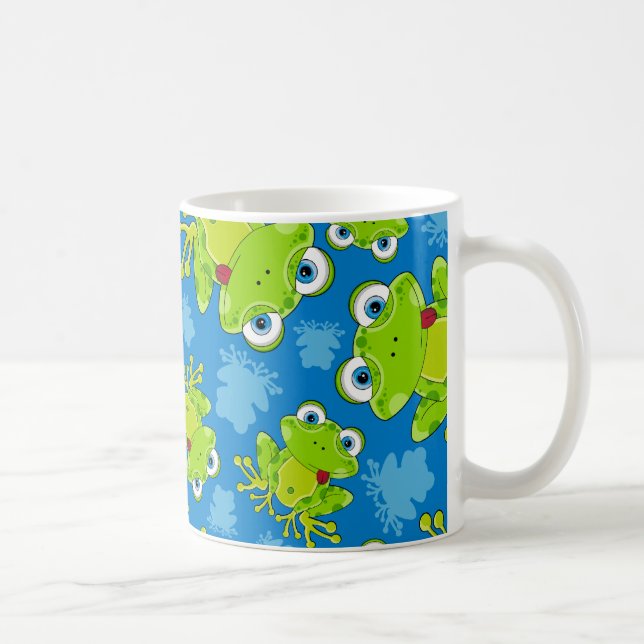 Sapo bonito caneca de café modelada (Direita)