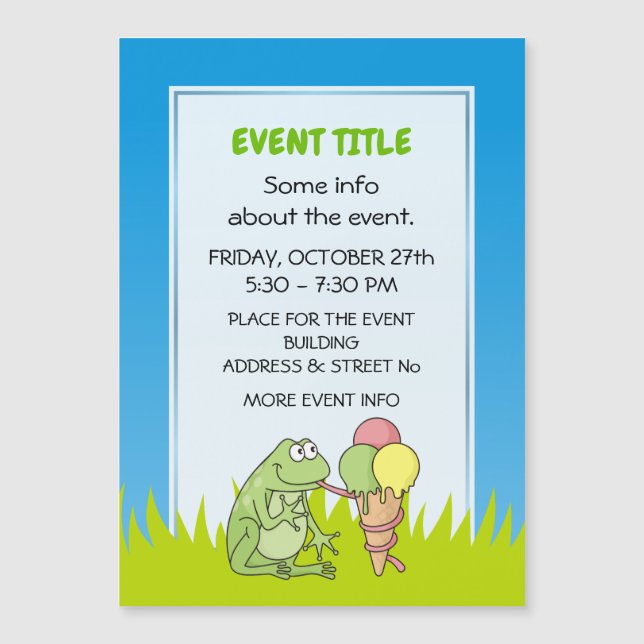 Sapo com Icecream (Frente)