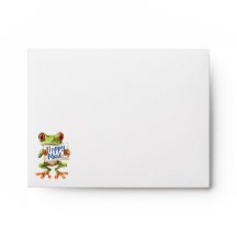 Sapo de árvore e correio! -Envelope