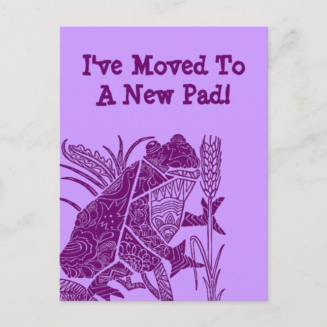 Sapo de cartão postal Lily-Pad que mudei para um n (Frente)