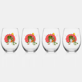 Sapo de desenho com o Partido da Reforma dos Guard