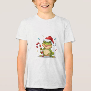 Sapo de Natal Fofo Com Cana de Açúcar - Férias Div
