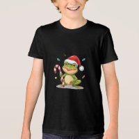 Sapo de Natal Fofo Com Cana de Açúcar - Férias Div