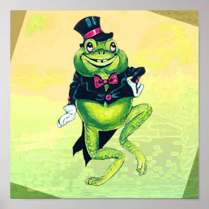 Sapo de Poster Verde de Tuxedo Cuz