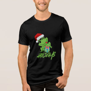 Sapo do Papai Noel Fofo Natal “Férias Alegres” E