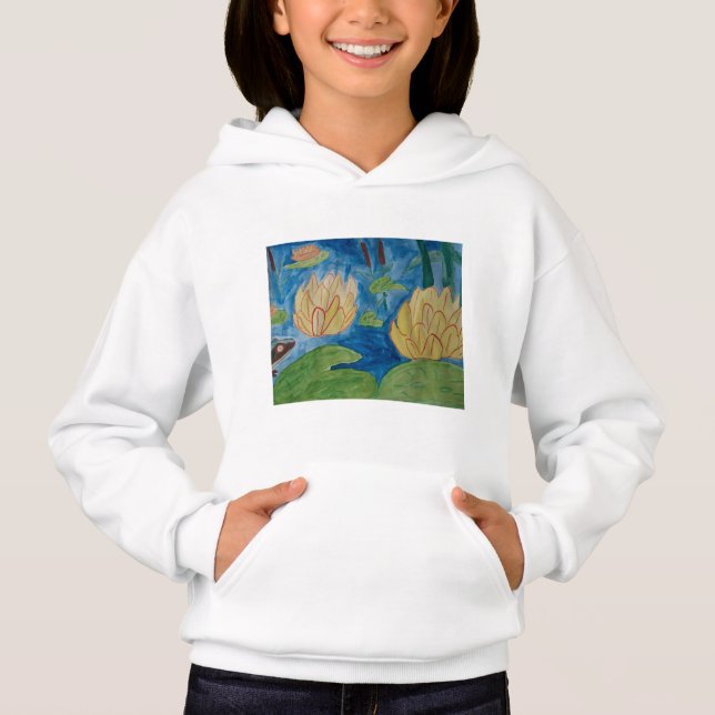 Sapo e Waterlily Hoodie (Frente)