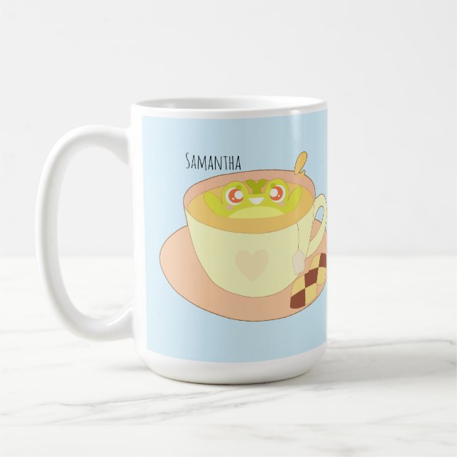 Sapo em xícara de chá (Esquerda)