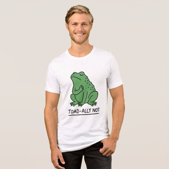 Sapo engraçado aliado, não rã (Frente Completa)