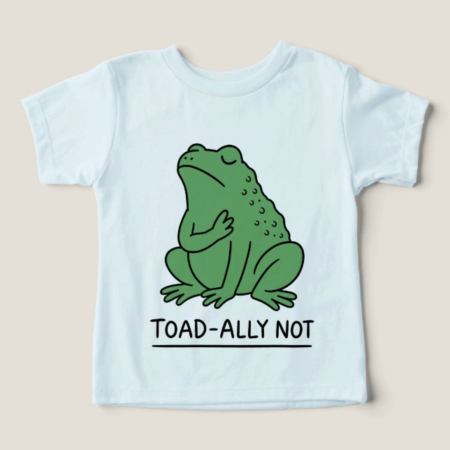 Sapo engraçado aliado, não rã (Design frontal)