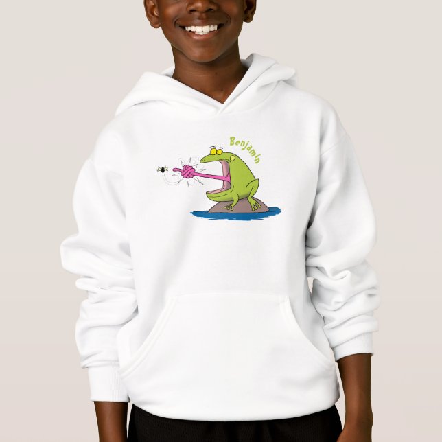 Sapo engraçado e desenho animado (Frente)