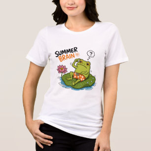 Sapo Engraçado Verão Cérebro Sapo de Desenho Anima