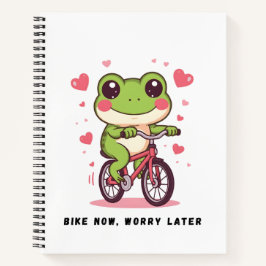 Sapo Fofo Andando de Bicicleta | Presente Divertid