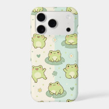Sapo Kawaii Fofo Almofada de Lírio Verde Pastel Me