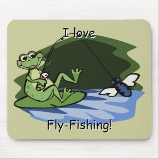 Sapo Mousepad da pesca com mosca