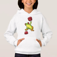 Sapo na caixa com luvas in a box