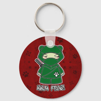Sapo Ninja! Em Chaveiro vermelho
