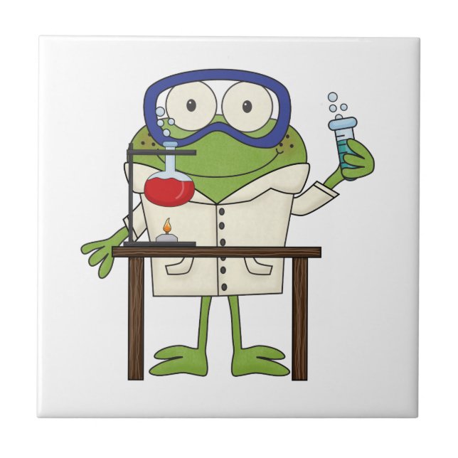 Sapo no laboratório de ciência (Frente)