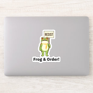 Sapo & Ordem! Adesivo Resistência