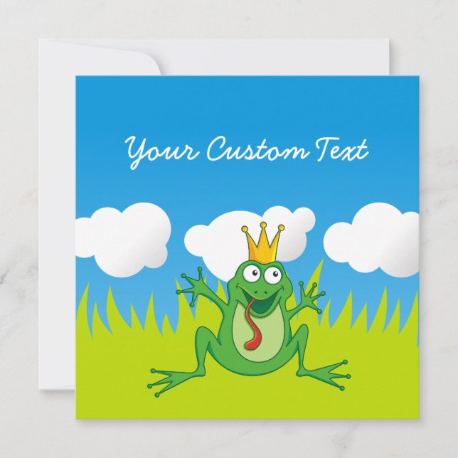 Sapo Príncipe 5,25" x 5,25" (Frente)